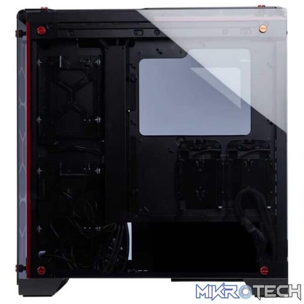 Corsair Crystal series 570X ATX PC Chassis with RED colour scheme - Image 4
